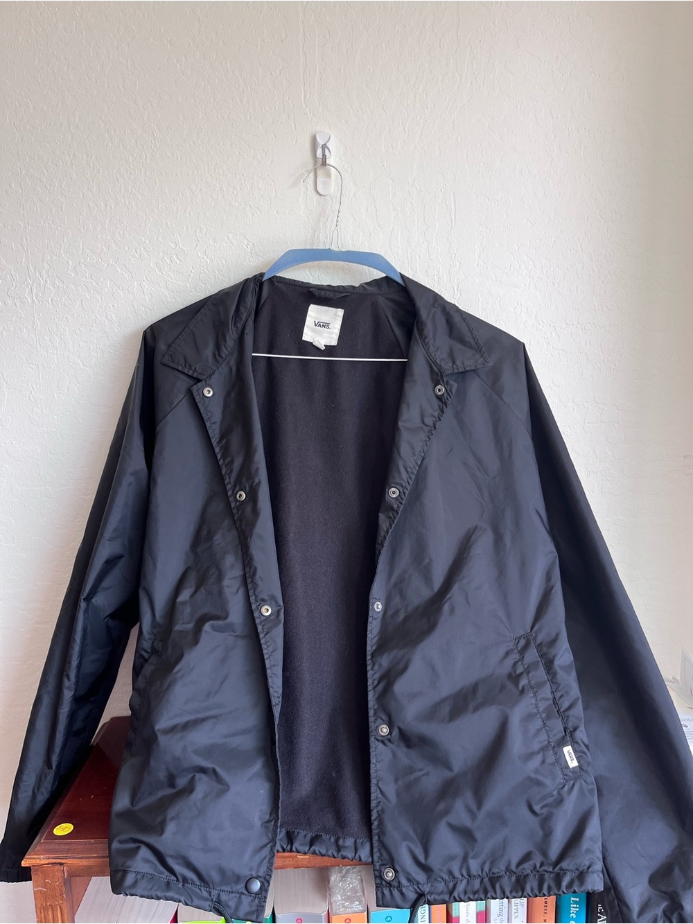 Women’s Vans Black Windbreaker